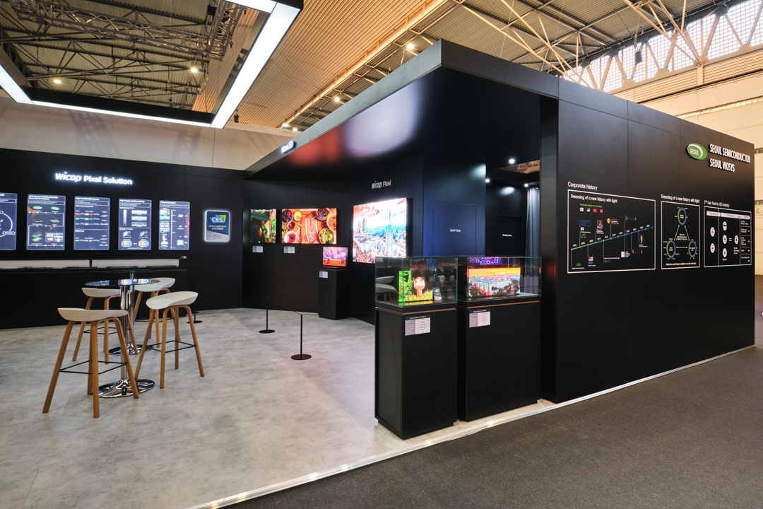 Exhibition booth for Seoul Semiconductor ISE Barcelona | bee